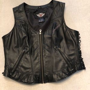 Harley Davidson Ladies Leather Vest